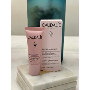Caudalie NIB Resveratrol-Lift Firming Eye Gel Cream Depuffs Smoothing 0.5 fl oz